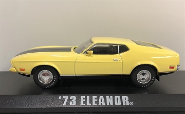 Ford Mustang 1973 Mach 1 "Eleanor" Geel 1:43 Greenlight Collectibles