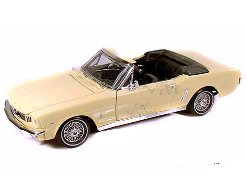 Ford Mustang 1964 1/2 Cabriolet Beige 1-18 Motormax