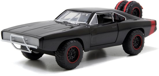 Dodge Charger R/T 1970 Off Road Dominic's "Fast and the Furious 7"1-24 Zwart Jada Toys