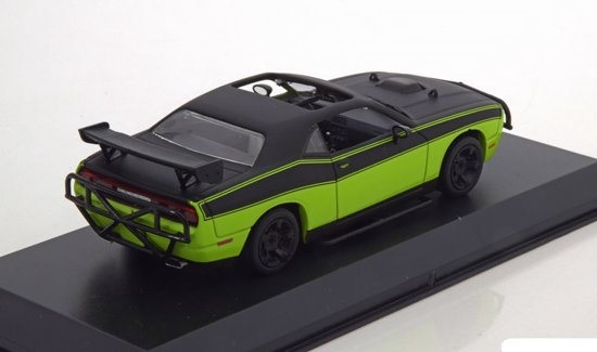 Letty's Dodge Challenger R/T Film Fast & Furious 7 2015 Groen / Zwart 1:43 Greenlight Collectibles