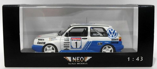 Volkswagen Rallye Golf G60 #1 Germany Rally Champions 1991 Weber/Heimer 1:43 Neo scale models
