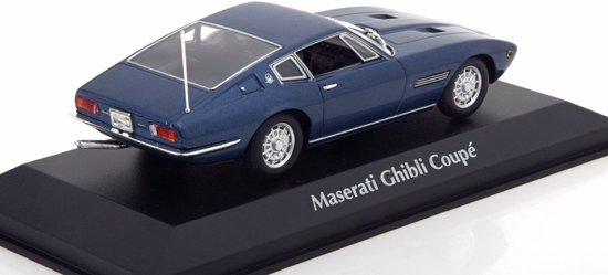 Maserati Ghibli Coupe 1969 Blauw 1-43 Maxichamps