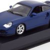 Porsche 911 (996) Turbo Coupe 1999 Blauw 1-43 Maxichamps