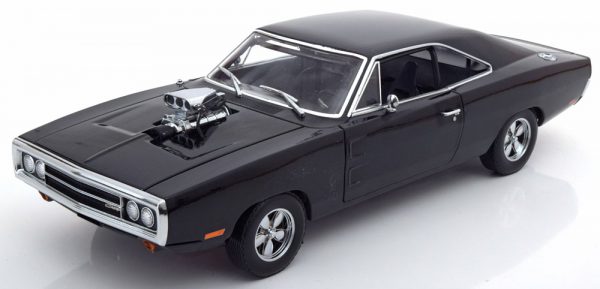 Dodge Charger 1970 Dom's "Fast and the Furious" Zwart 1-18 Greenlight Collectibles