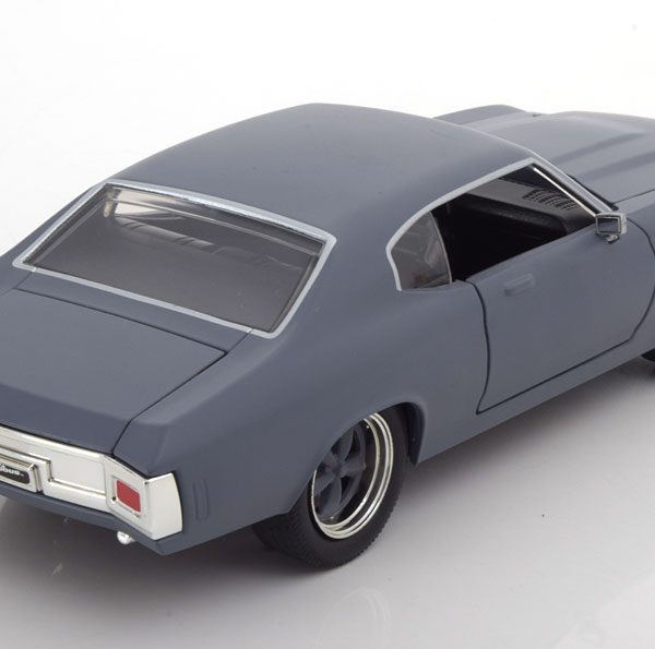 Chevrolet Chevelle SS 1970 Dom's "Fast and Furious" Mat Grijs 1:24 Jada Toys