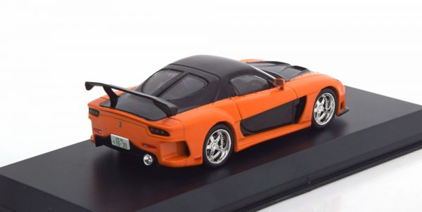 Mazda RX-7 Tokyo Drift "The Fast And The Furious' Oranje / Zwart 1:43 Greenlight Collectibles