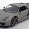 Porsche 918 Spyder Hard-top - Grijs Metallic 1:18 Welly