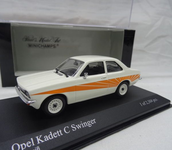 Opel Kadett C "Swinger" 1973 Wit 1:43 Minichamps