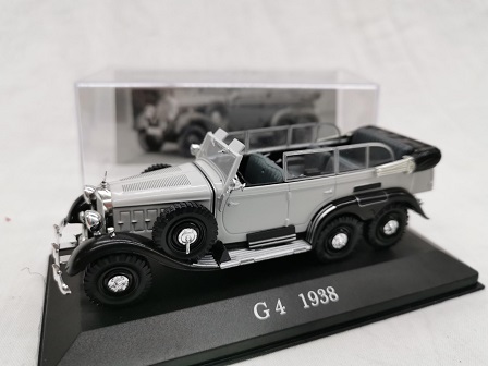 Mercedes-Benz G4 1938 Grijs 1-43 Altaya Mercedes-Benz Collection