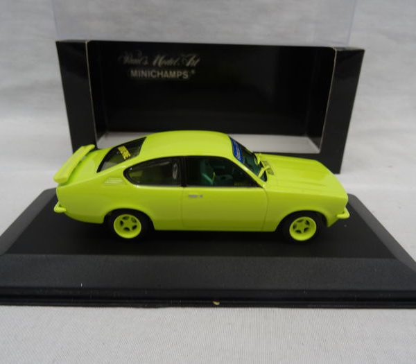 Opel Kadett C Coupé Street Racer 1:43 Minardi F1 Green Minichamps