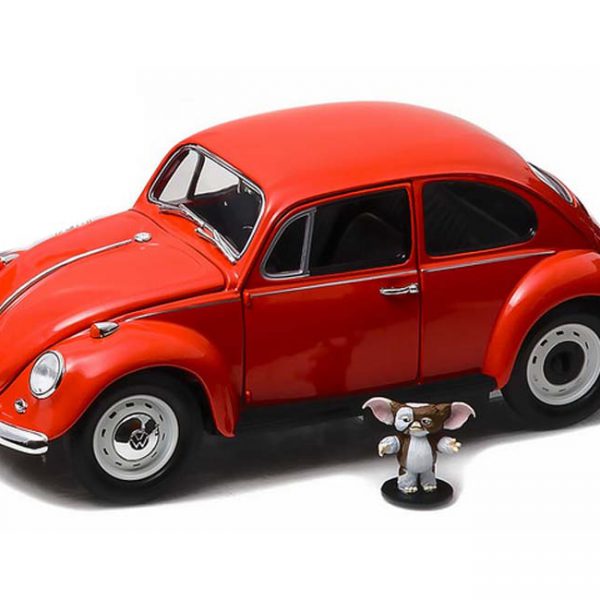 Volkswagen Beetle 1967 with Gizmo Figure - Gremlins (1984) Rood 1:18 Greenlight Collectibles