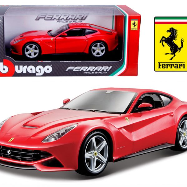 Ferrari F12 Berlinetta 2012 Rood 1-24 Burago Race en Play