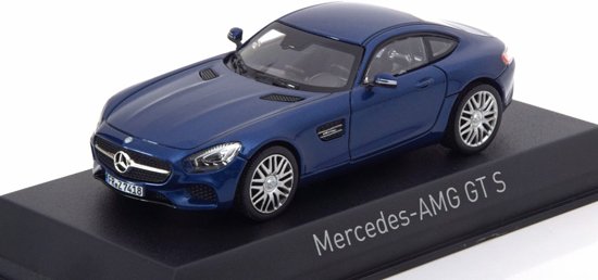 Mercedes-Benz AMG GT S 2015 Blauw Metallic 1-43 Norev