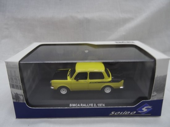 Simca Rallye 2 1974 Geel/Zwart 1:43 Solido