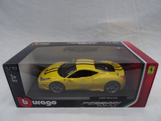Ferrari 458 Speciale 2014 1-18 Geel Burago