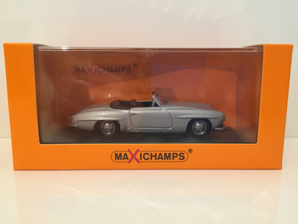 Mercedes-Benz 190 SL ( W121 ) 1955 Zilver 1-43 Maxichamps