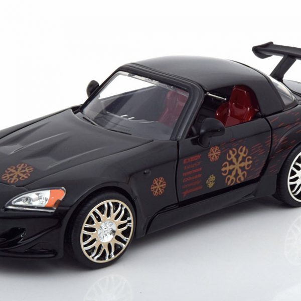Honda S2000 Fast & Furious "Johnny 1-24 Zwart Jadatoys