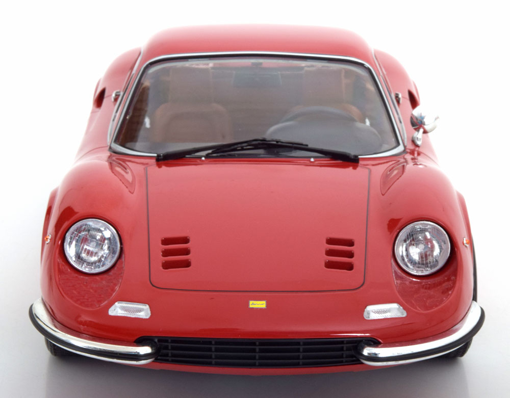 Ferrari 246 GT Dino 1973 Rood 1:12 KK-Scale Limited 600 Pieces