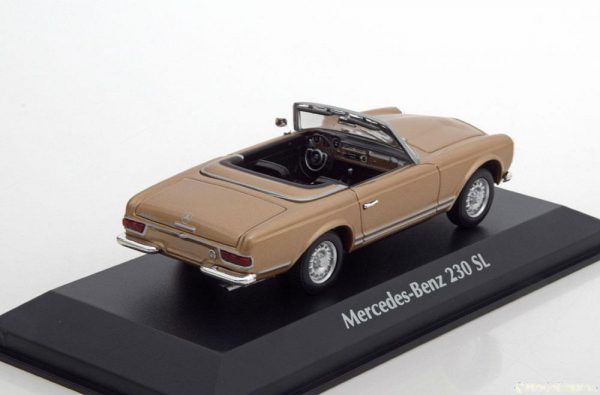 Mercedes-Benz 230 SL Pagode 1965 Goud Metallic 1-43 Maxichamps