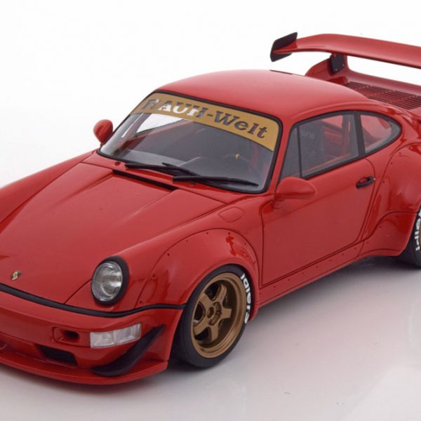 Porsche 911 (964) RWB RAUH-Welt Rood 1-18 GT Spirit Limited 1500 pcs.