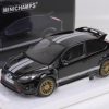 Ford Focus RS 2010 ( 1966 Ford MK.II Tribute ) Le Mans Classic Edition Zwart / Zilver 1-18 Minichamps Limited 702 Pieces
