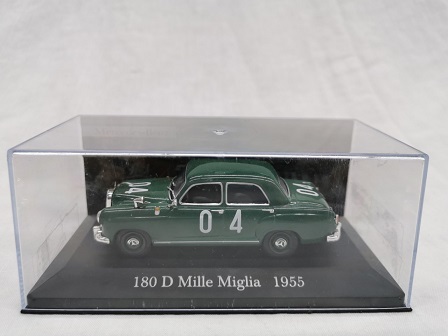 Mercedes-Benz 180D Mille Miglia 1955 #04 Groen 1:43 Altaya Mercedes Collection