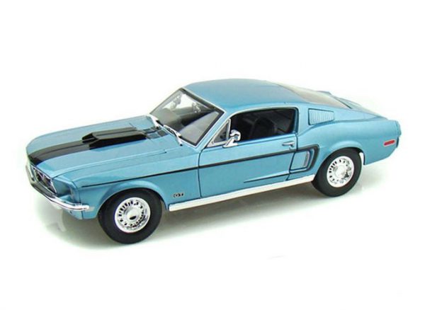 Ford Mustang GT Cobra Jet 1968 Blauw 1:18 Maisto