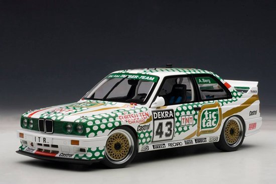 オートアート  M3 DTM 1/18 BMW M3 DTM 1991 #43 - 