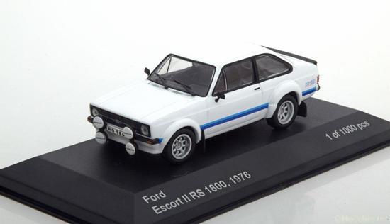 Ford Escort MK II RS 1800 White 1976 Whitebox 1-43 Limited 1000 Pieces