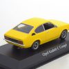 Opel Kadett C Coupe 1974 Geel 1-43 Maxichamps