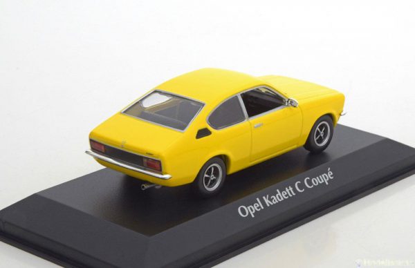 Opel Kadett C Coupe 1974 Geel 1-43 Maxichamps