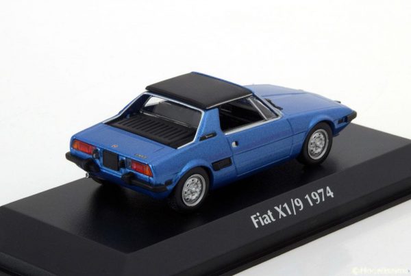 Fiat X1/9 1974 Blauw 1-43 Maxichamps