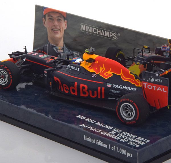 Red Bull TAG Heuer RB12 Germany GP 2016 Max Verstappen 1-43 Minichamps Limited 1000 Pieces