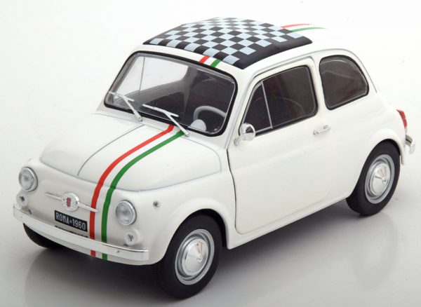 Fiat 500 L Italia 1968 wit 1-18 Solido