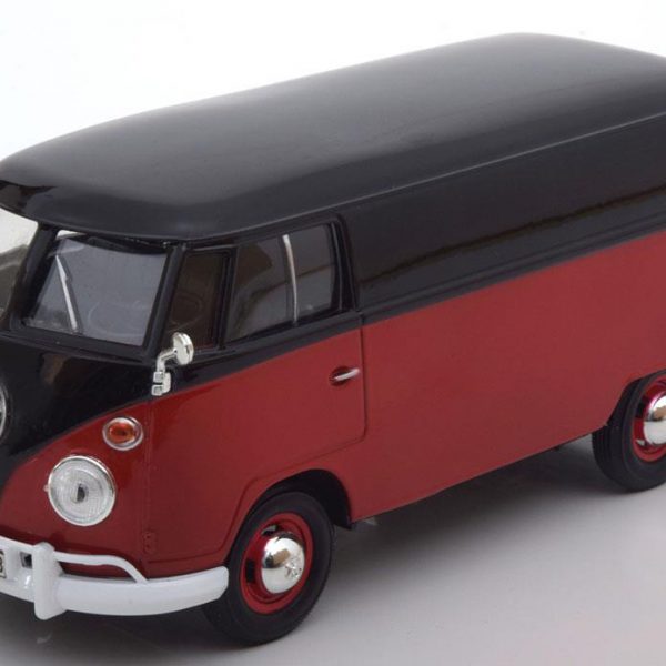 Volkswagen Type 2 T1 Delivery Van - Rood/Zwart -1-24 -Motormax