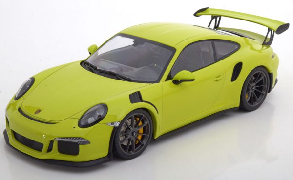 Porsche 911 (991) GT3 RS 2015 Lichtgroen 1-18 Minichamps Limited 1002 Pieces
