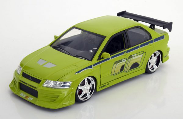 Mitsubishi Lancer Evo VI Brian "Fast and the Furious "1-24 Groen Jada Toys