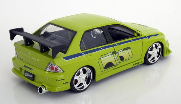 Mitsubishi Lancer Evo VI Brian "Fast and the Furious "1-24 Groen Jada Toys