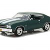 Chevrolet Chevelle SS 396 1970 "John Wick " Groen 1-18 Greenlight Collectibles