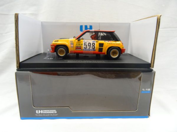 Renault 5 Turbo 2 Rally Monte Carlo #20 1981 Drivers: G.Fréquelin/J.C. Andrié - Limited Oranje 1-18 Universal Hobbies Limited 1500 pcs.