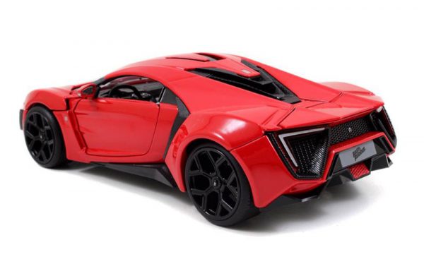 Lykan Hypersport Rood "The Fast And The Furious"1-24 Jada Toys