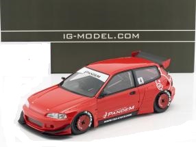 Honda-Civic-EG6-Pandem Rood 1-18 Ignition Models
