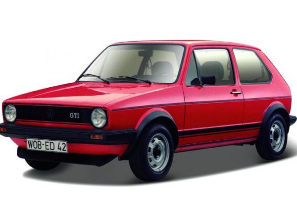 Volkswagen Golf I GTI 1979 Rood 1-24 Burago