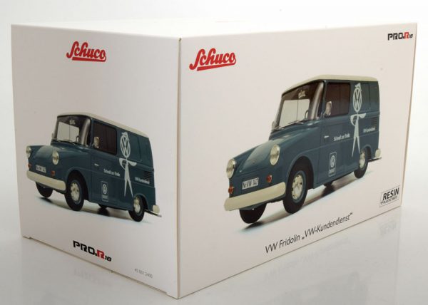 Volkswagen Fridolin VW Service 1-18 Blauw / Wit Schuco Pro R Limited Edition 500 pcs.