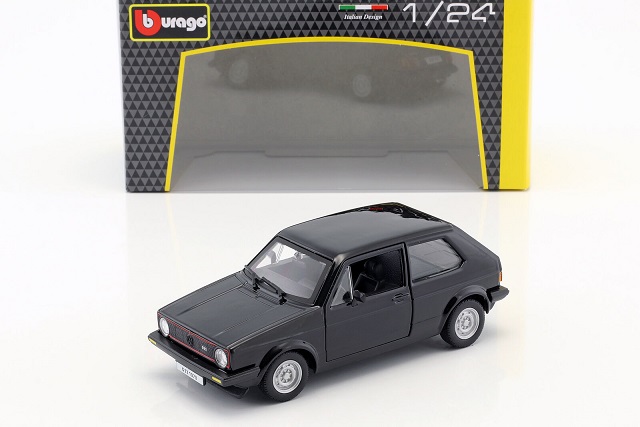 Volkswagen Golf I GTI 1979 Zwart 1-24 Burago