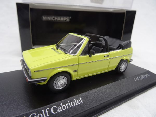 Volkswagen Golf Cabriolet 1980 Geel 1:43 Minichamps