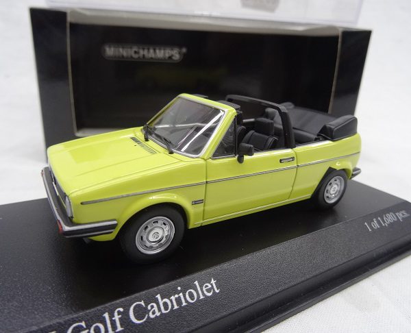 Volkswagen Golf Cabriolet 1980 Geel 1:43 Minichamps