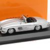 Mercedes-Benz 300 SL Roadster 1955 Zilver 1-43 Maxichamps