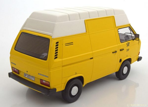 Volkswagen T3 Bus Hochdach Deutsche Bundespost 1979 Geel 1:18 Premmium Classixxs Limited 500 pcs.