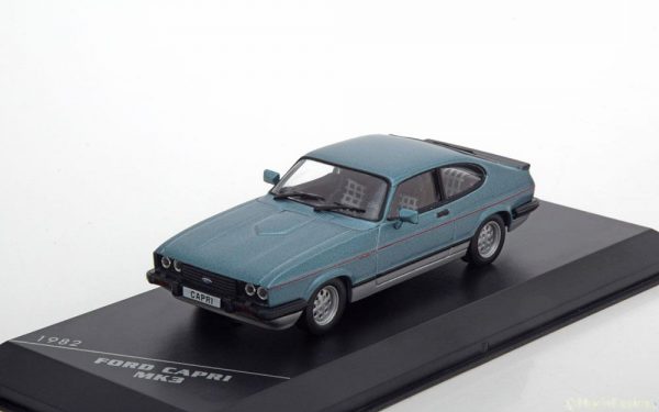 Ford Capri III 2.8 Injection Blauw Metallic 1-43 Whitebox Limited 1000 Pieces